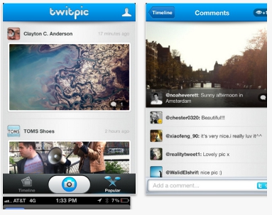 Twtpic lanza aplicación para iPhone