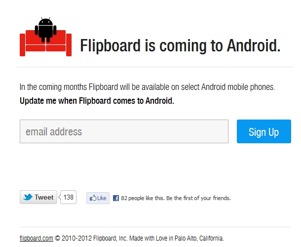 Flipboard llegará a Android pronto