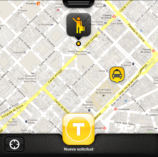 myTaxi: una aplicación para pedir un taxi sin complicaciones