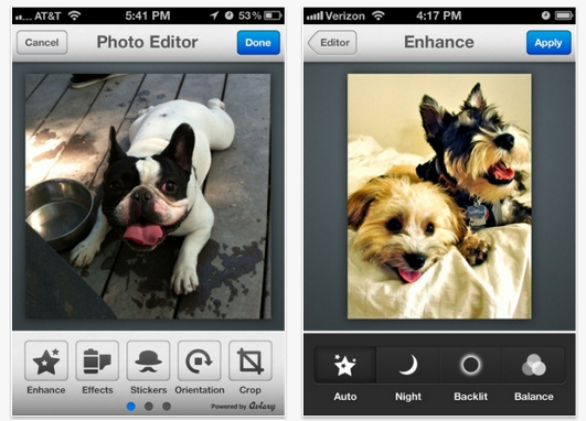 Edita tus fotos con la app de Aviary para iPhone o Android