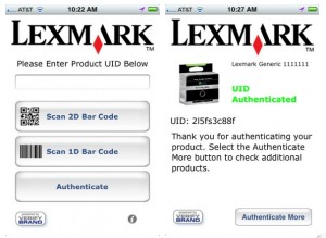 Lexmark lanza una app para detectar cartuchos de tinta falsificados