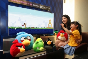 Una versión de Angry Birds con gestos, a punto de llegar a las Smart TV de Samsung