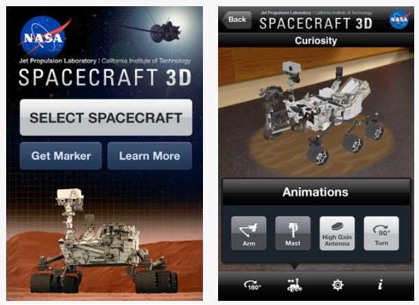 Viaja al espacio con Spacecraft 3D, la app de la NASA para probar naves espaciales robóticas