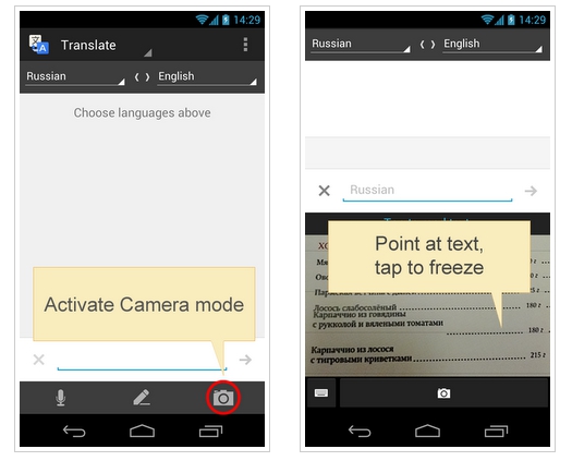 Google Translate para Android ya permite realizar traducciones en fotos