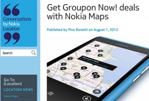 Nokia Maps incorpora ofertas de Groupon