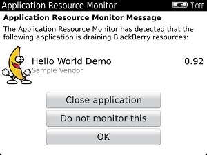Maximiza el rendimiento de la batería de tu BlackBerry con Application Resource Monitor