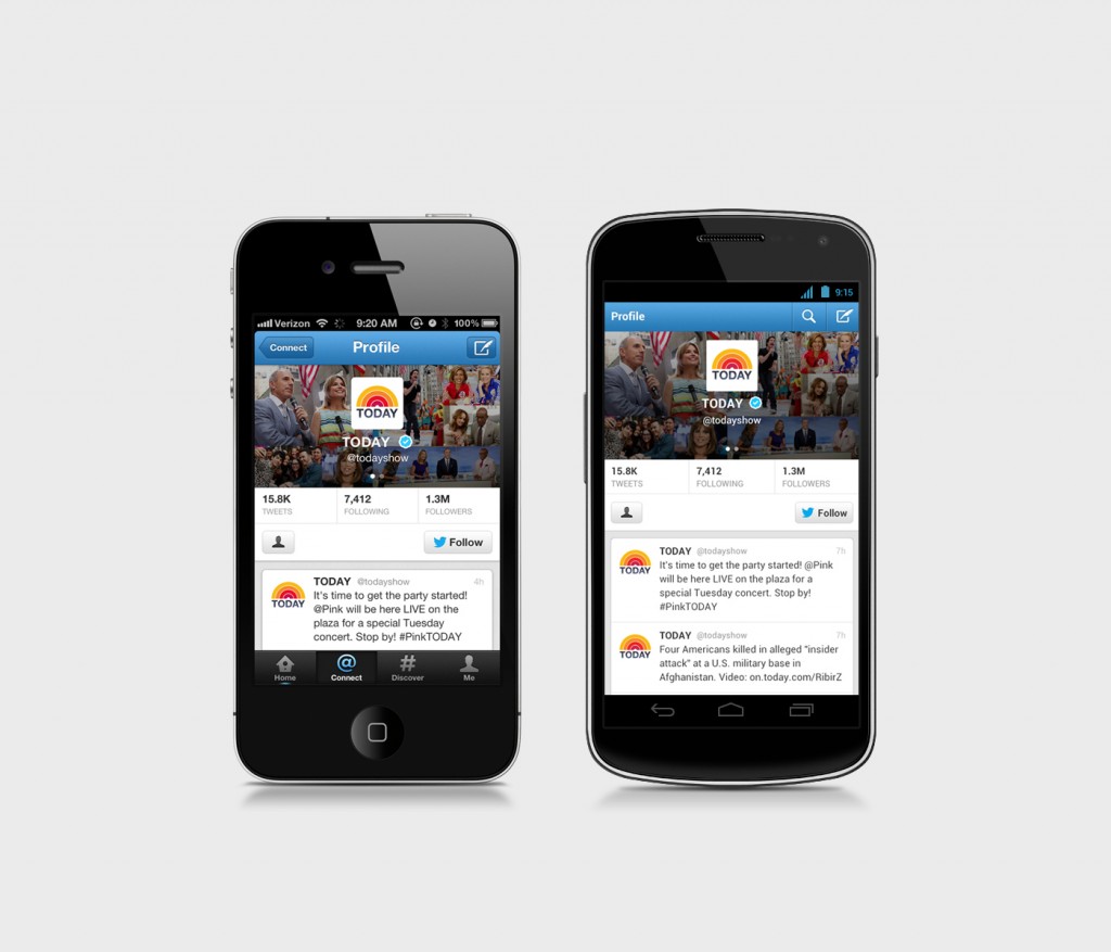 Twitter renueva sus apps para iPhone, iPad y Android con las nuevas imágenes de los perfiles
