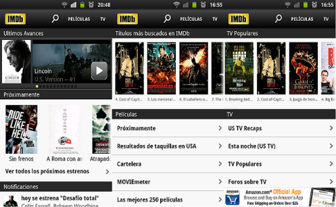 Si te gusta el cine, esta es tu aplicación: IMDb