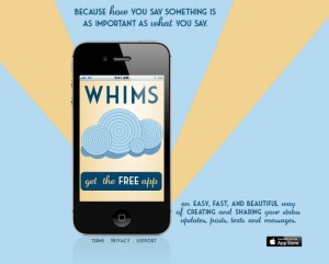 Whims, el Instagram de los pensamientos  