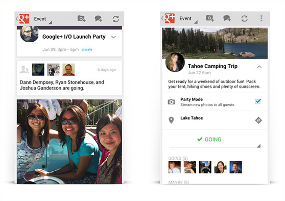 Google+ actualiza su app para iOS y Android
