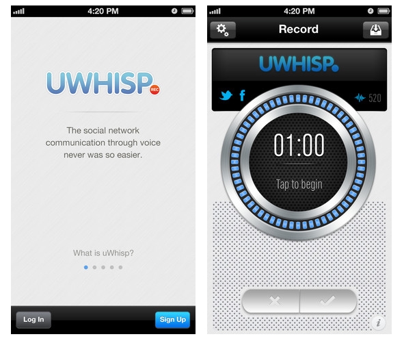 Así es uWhisp, la app premiada por la World Technology Network