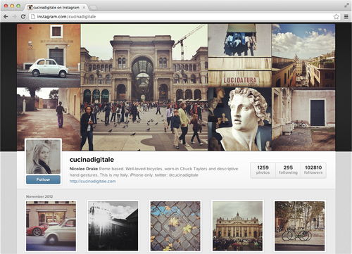 Instagram añade perfiles web