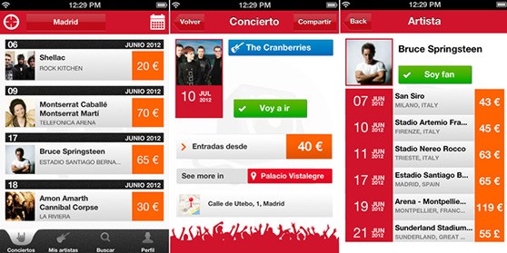 Nvivo, una aplicación para no perderse ningún concierto