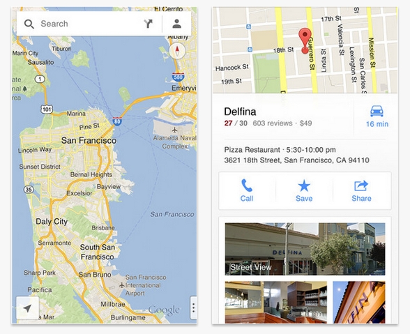Llega la esperada aplicación de Google Maps para iOS 6