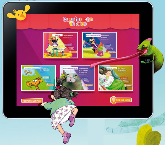 Edebé lanza sus Cuentos Con Valores, para iPad e iPhone, dirigidos a niños de 2 o más años
