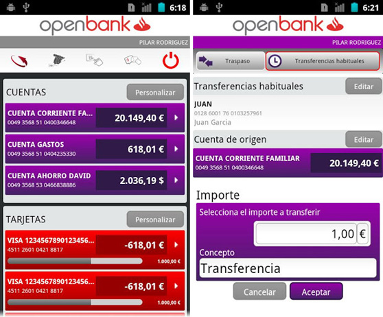 Openbank presenta sus nuevas aplicaciones nativas para Android y Windows Phone