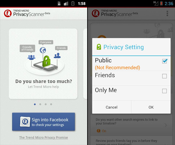 Trend Micro lanza una app gratuita para Android que protege nuestra privacidad en Facebook