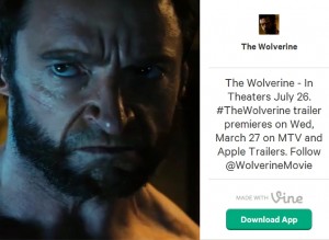 Marvel lanza el primer trailer de una película hecho con Vine para The Wolverine