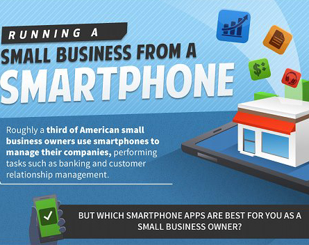 Infografía: aplicaciones para gestionar una empresa desde el móvil