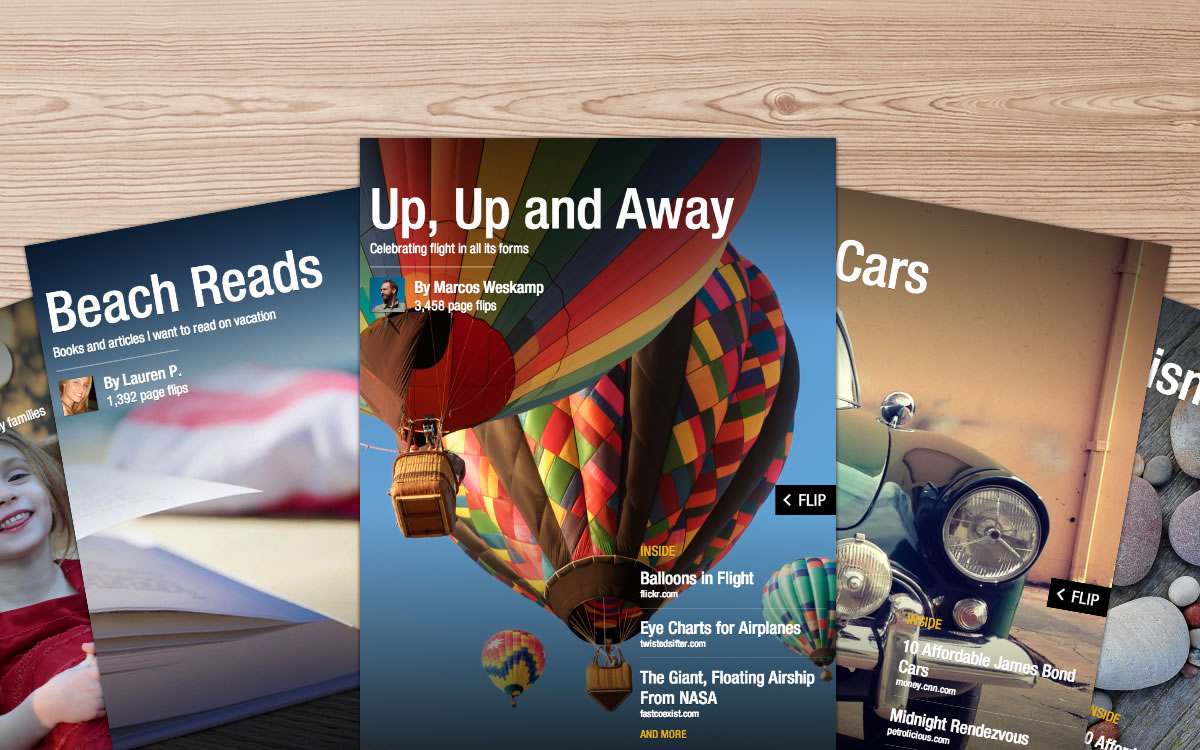 Ya se han creado medio millón de revistas personalizadas con Flipboard