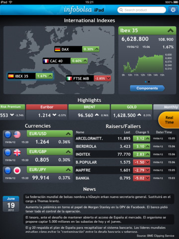 App Infobolsa: los principales mercados en tu mano