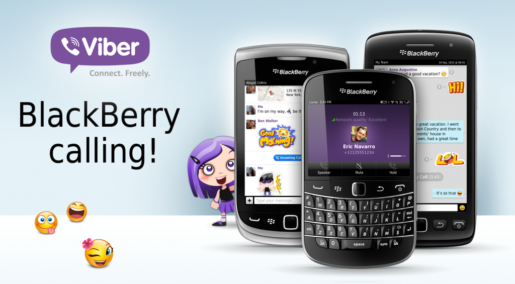 Viber incorpora llamadas gratuitas para Blackberry