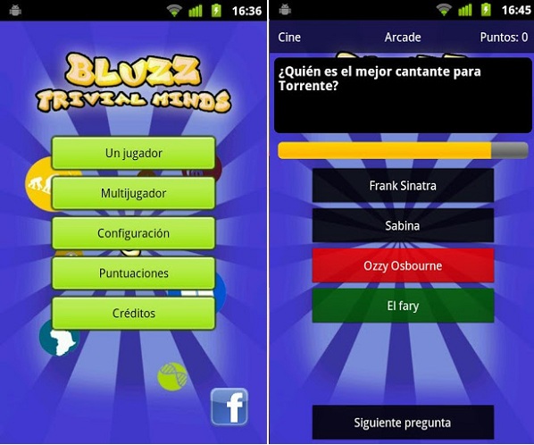 Bluzz Trivial Minds, un juego al más puro estilo Trivial Pursuit para Android