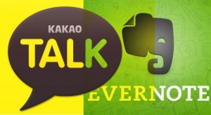 Evernote se alía con la aplicación de mensajería Kakao Talk
