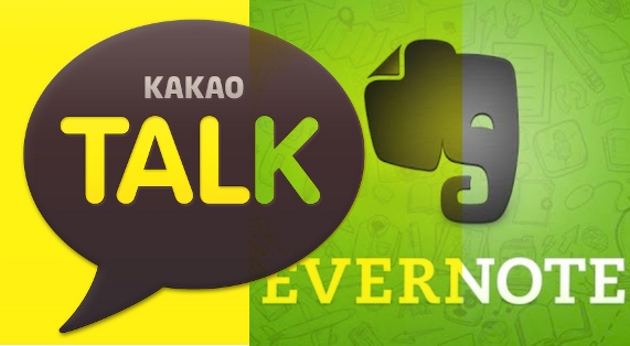 Evernote se alía con la aplicación de mensajería Kakao Talk