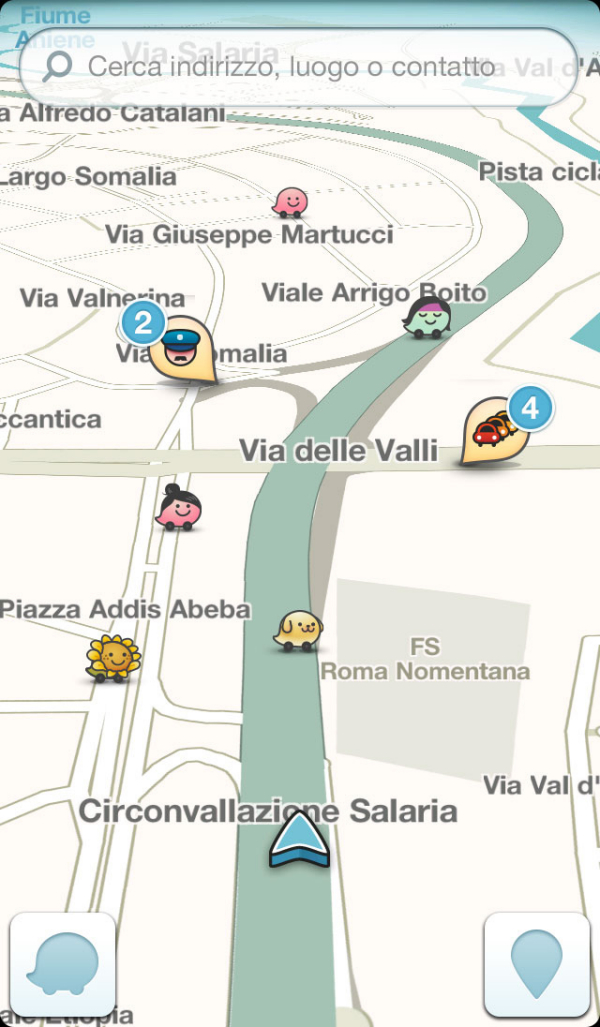 Waze-Search-box-on-Map