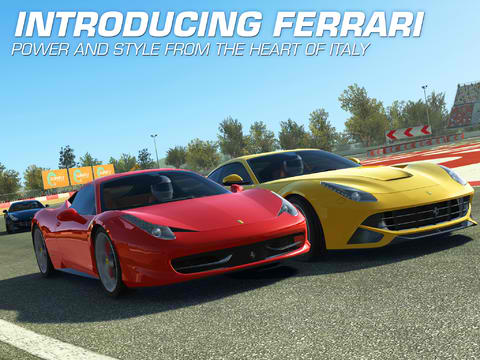 Real Racing 3 se actualiza para iPhone, iPad y Android con nuevos modelos de Ferrari