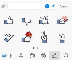 Ya puedes decir “No me gusta” en la app de Facebook Messenger con un sticker