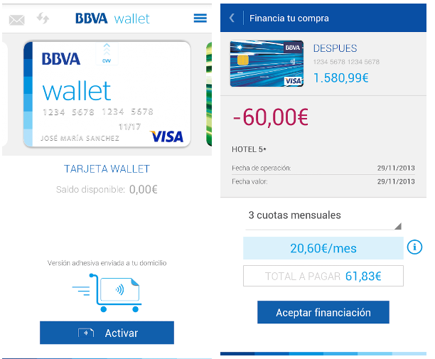 BBVA Wallet, la primera alternativa seria de un banco español para los pagos móviles