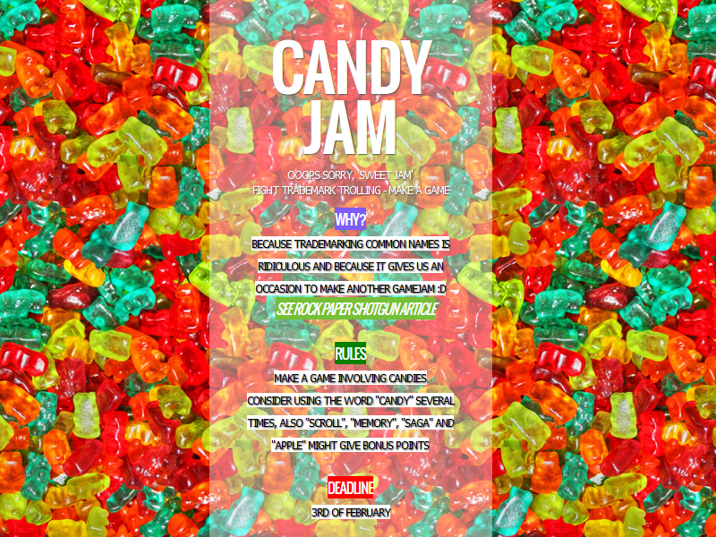 Candy Jam, o cómo trolear a Candy Crush Saga por saturación de glucosa