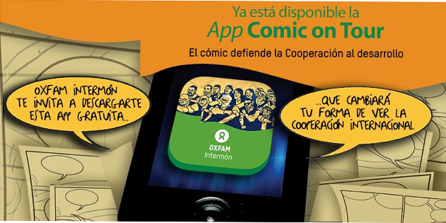 Cómic en forma de app para defender la cooperación española