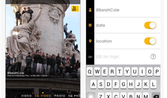 Tagg.ly, una app para añadir marcas de agua a tus fotos o vídeos