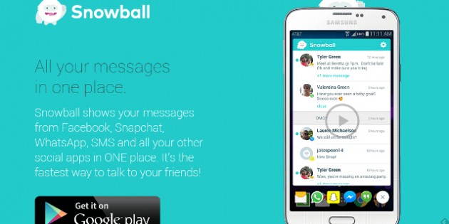 Snowball, el lugar donde se reúnen todas tus apps de mensajería instantánea