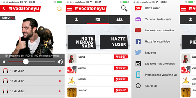 Vodafone yu, una app para divertirse y comunicarse