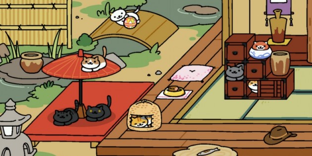 Neko Atsume, una app para parecerte a la Loca de los gatos