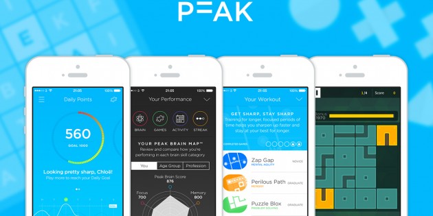 Peak Brain Training, una aplicación con juegos para ayudar a ejercitar la mente