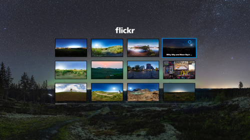 Flickr lanza una app para las Samsung Gear VR