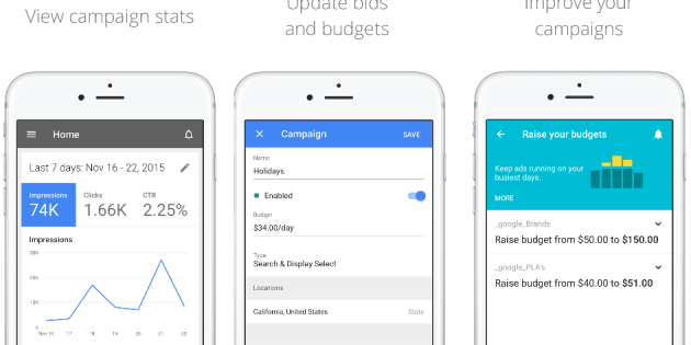 Google lanza una versión de AdWords para iOS