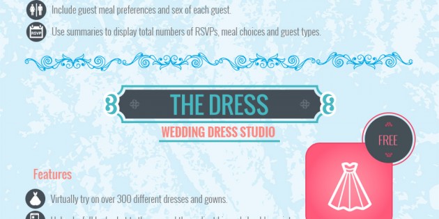 Infografía: Apps indispensables para organizar tu boda