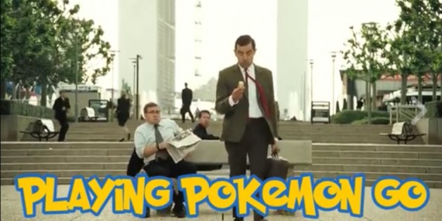 Vídeo: Mr.Bean también juega a Pokémon Go