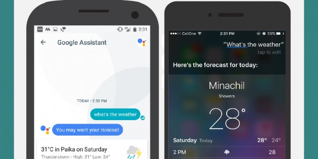 Infografía: La batalla entre Siri y Google Assistant