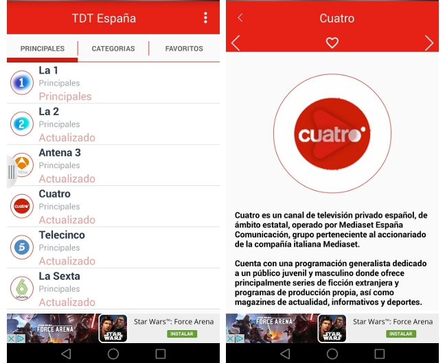 TDT España triunfa en Google Play y sus apps clónicas también