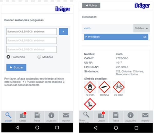 drager-app-sustancias-peligrosas