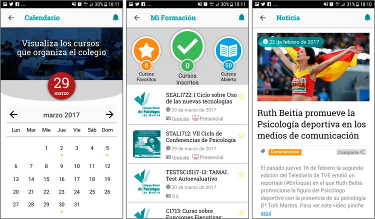 El Colegio Oficial de Psicólogos de Madrid lanza su aplicación móvil