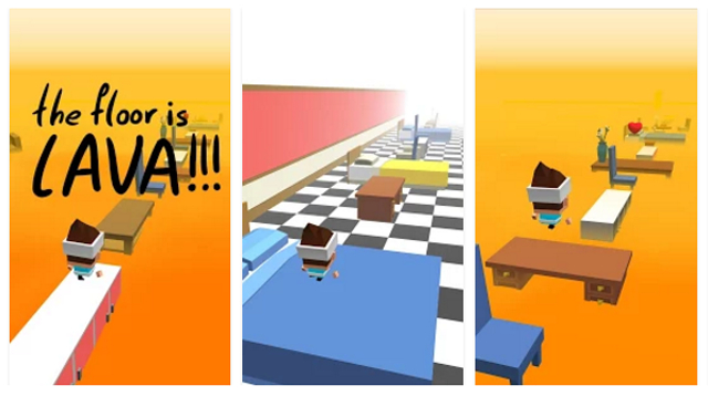 The Floor Is Lava, un mobile game para no pisar el suelo