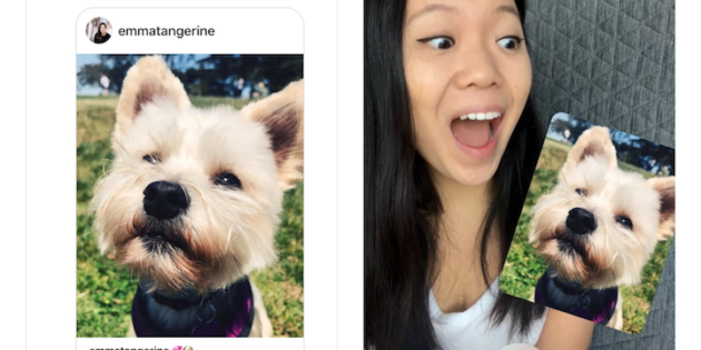 Instagram incluye una nueva función para convertir las imágenes recibidas por DM en stickers